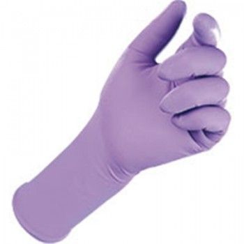 Halyard Health Purple Nitrile Melkershandschoen poedervrij Extra lange manchet - 1064