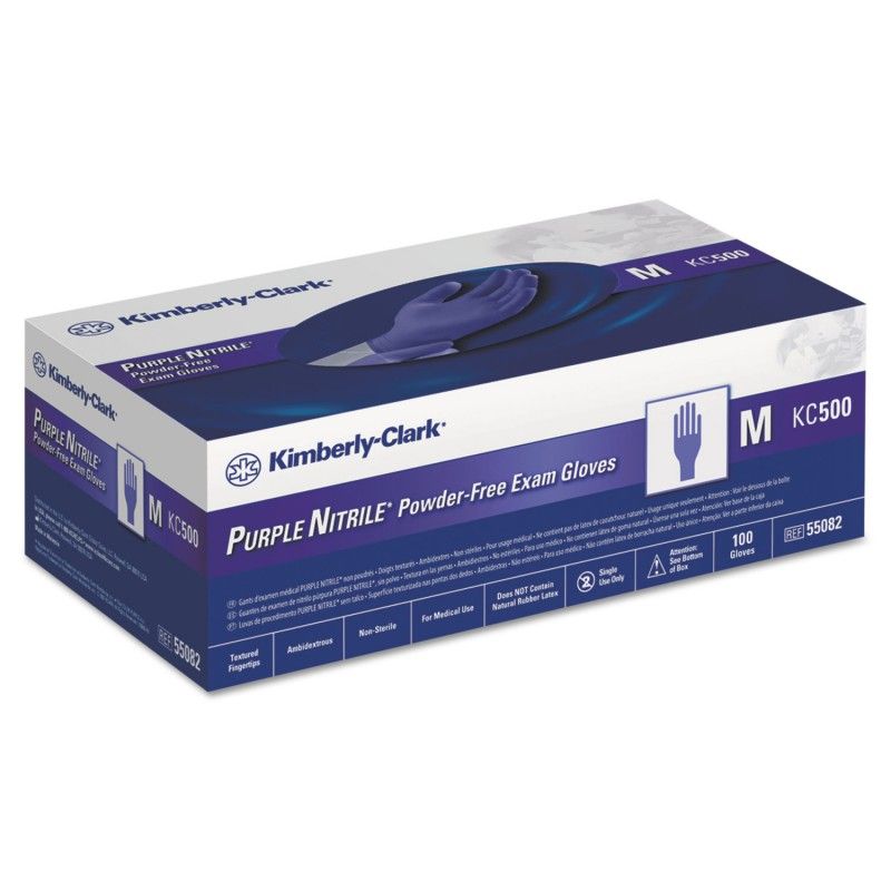 Halyard Health Purple Nitrile Melkershandschoen poedervrij - 2475