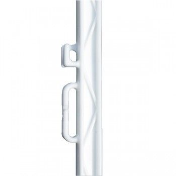 Horizont Kunststofpaal standaard wit 8-ogen 105 cm - 5407