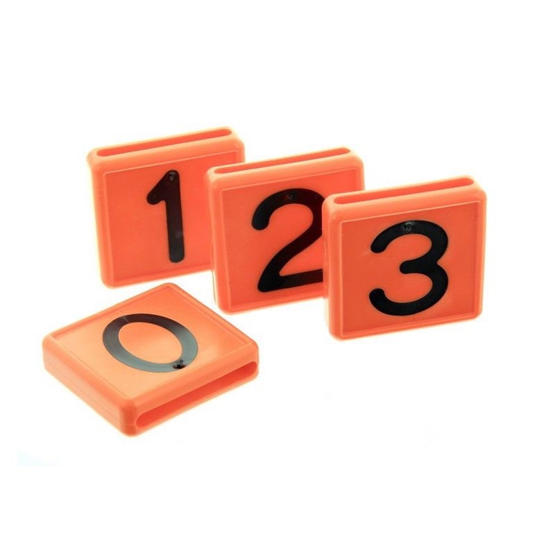 Schuifnummer voor Koehalsband Oranje 48 X 46 MM - 5611