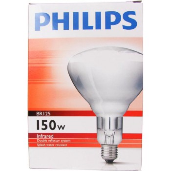 Warmtelamp 150W wit van Philip -melkveeshop
