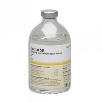 CalciTAT 50 100 ml CaltiTAT 50 is een injectievloeistof voor de behandeling van melkziekte en kopziekte bij runderen.