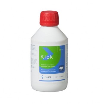 Topro Kick is een vloeibaar aanvullend diervoeder voor een extra energieboost bij pasgeboren biggen.