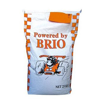 Brio Lam 50%, bevat o.a. melkpoeder.