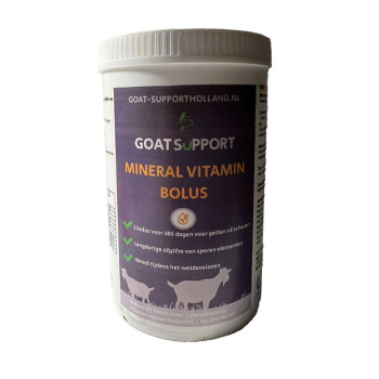 Mineralen bolus voor Schapen en Geiten (6 maand) 24 stuks á 15 gram