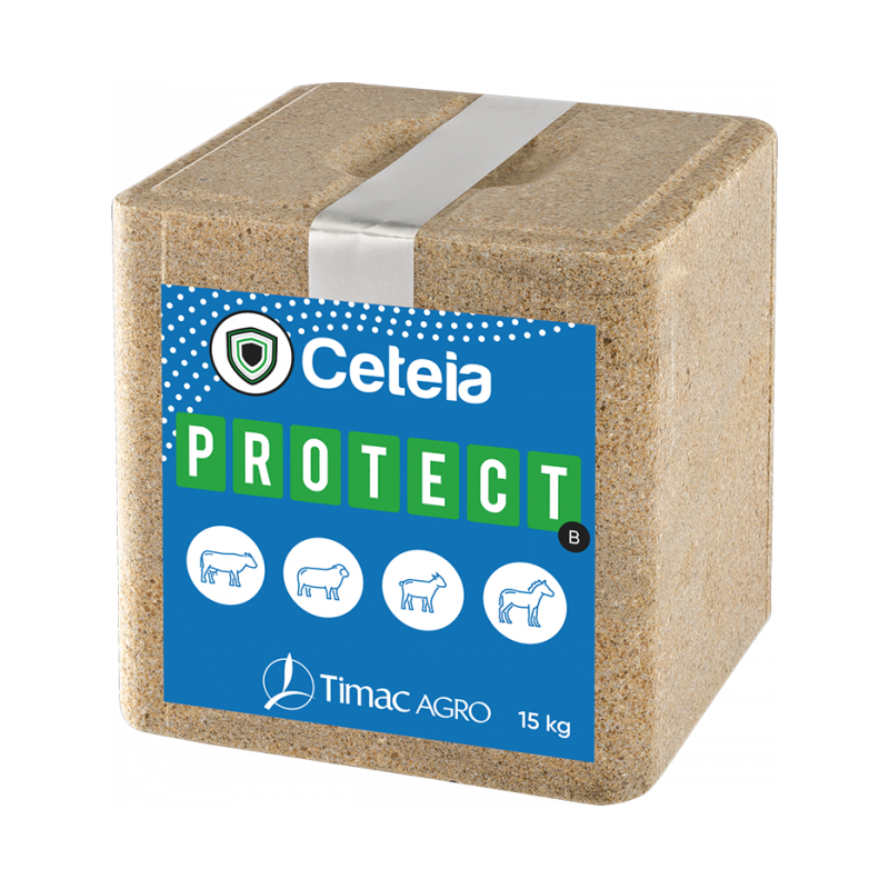 De Timac Ceteia Protect B voedingsblok biedt een combinatie van natuurlijke kruidenextracten