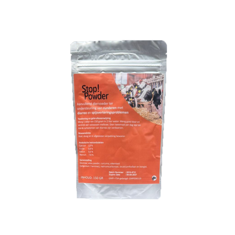 Een doeltreffende ondersteuning bij de aanpak van diarree, voor een sneller herstel en behoud van diergezondheid en melkproducti