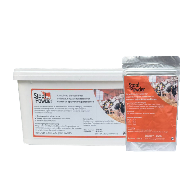 Stop Powder -12 behandelingen - GB Dairy Products b.v. | Kalverdiarree ...