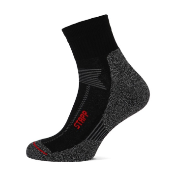 Lage (werk)sok STAPP Boston  Zwart (Rode Streep)