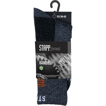 De STAPP Bamboo grijs/oranje zijn van zeer sterkte kwaliteit (80% bamboe)