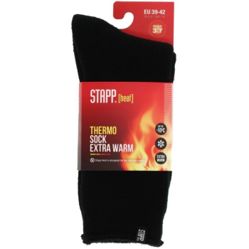STAPP Heat Thermosokken Unisex – Zwart