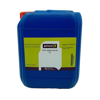 Amos Jodium PVP Zeep-Scrub can 5 liter